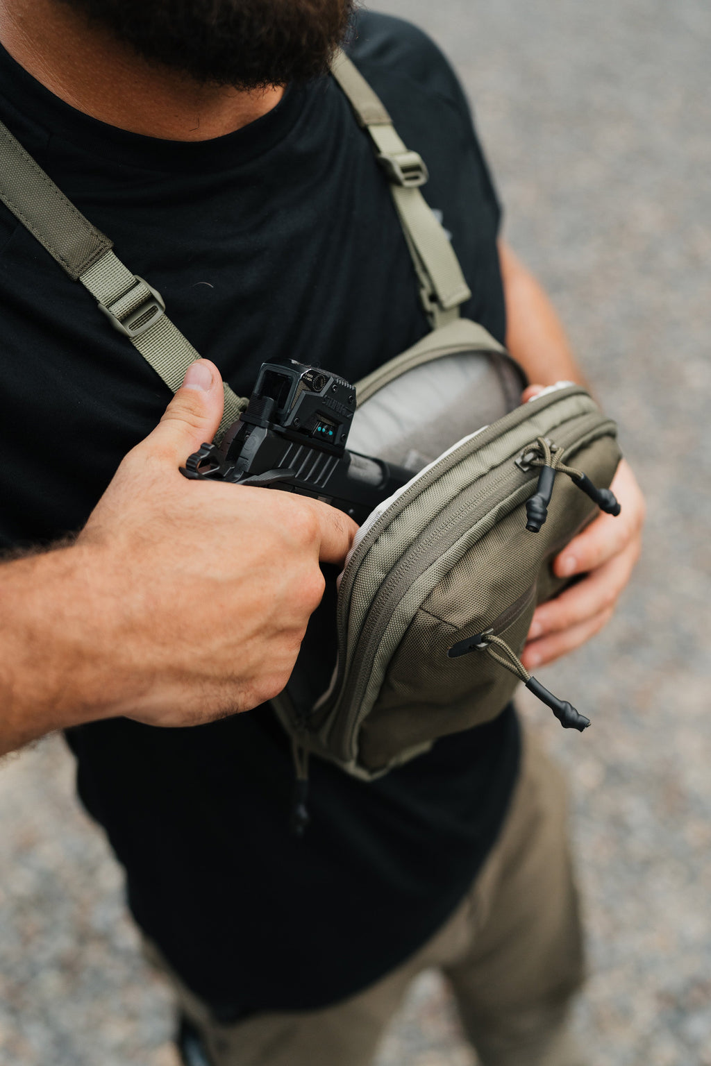 TrailGuard Chest Pack for Concealed Carry